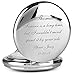 Personalized Silver Stainless Steel Pocket Watch Engraved Free