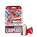 Howard Leight by Honeywell Super Leight USA Disposable Foam Shooting Earplugs, 10-Pairs (R-01891),Red/White/Blue