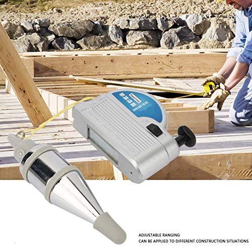 Magnetic Plumb Bob 10ft / 20ft Automatic Hanging Wire Hammer Plumb Bob Line Vertical Measuring Tool (3m) - Thumbnail 7