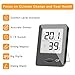 SXCD Digital Hygrometer Indoor Thermometer, Humidity Gauge Indicator Room Thermometer, Accurate Temperature Humidity Monitor Meter for Home, Office, Greenhouse, Mini Hygrometer