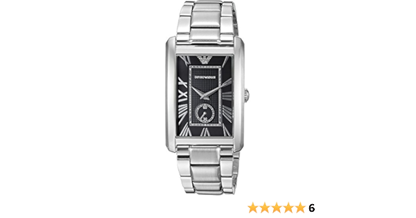 emporio armani watch rectangular face