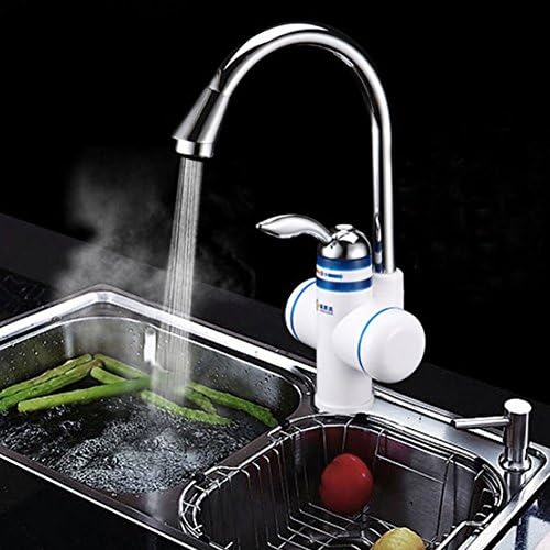 Sinwood™ Deck Mounted Tankless Electric Heating Kitchen Bath Rotatable Faucet Water Taps