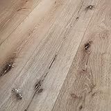 Turtle Bay Floors Waterproof Click WPC Flooring - Wirebrushed European Oak Floating Flooring: 3-Colors (Sample, Atwater)