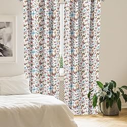 Ambesonne Mexican Window Curtains, Traditional