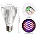 30W LED Grow Light Bulb for Indoor Plants, Grow Bulbs Full Spectrum Grow Lights for Growing Plants Lamp, Vegetables and Flowers, Plant Growing Lights Bulbs for Hydroponics Greenhouses Gardening