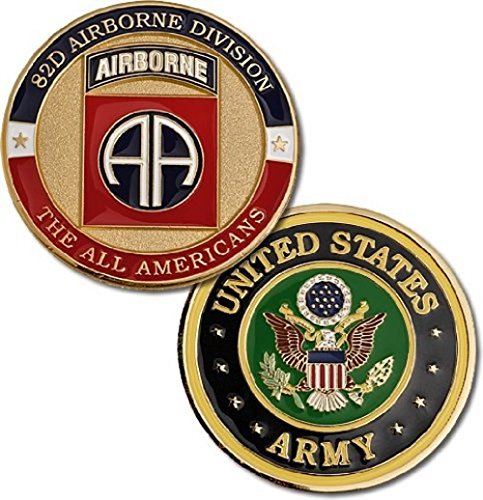 U.S. Army Fort Bragg 82nd Airborne Division Challenge Coin