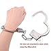 Baonmy Fashion Party Cuffs Furry Fuzzy Handcuffs for Wrist (Black)