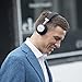 Linner NC80 Active Noise Cancelling Headphones, Bluetooth Headphones with Microphone Hi-res Audio Wireless Headphones On Ear Touch Controls with 34H Playtime for Travel Work Gaming- Black