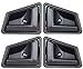 ACD.Handle Compatible Wish 1989-1998 Suzuki Sidekick Black Interior Inside Door Handle Front Right Left Rear Set 4pcs
