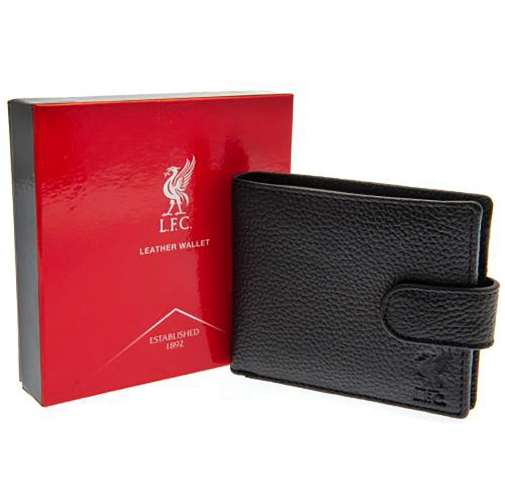 Official Licensed Liverpool F.C Black Leather Wallet Fußball Sport