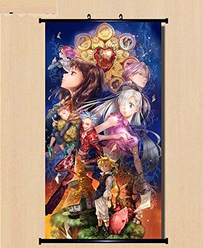 Home Decor Anime The Seven Deadly Sin Wall Scroll Poster Fabric Painting 23.6.. 9 51DKKfhpzgL