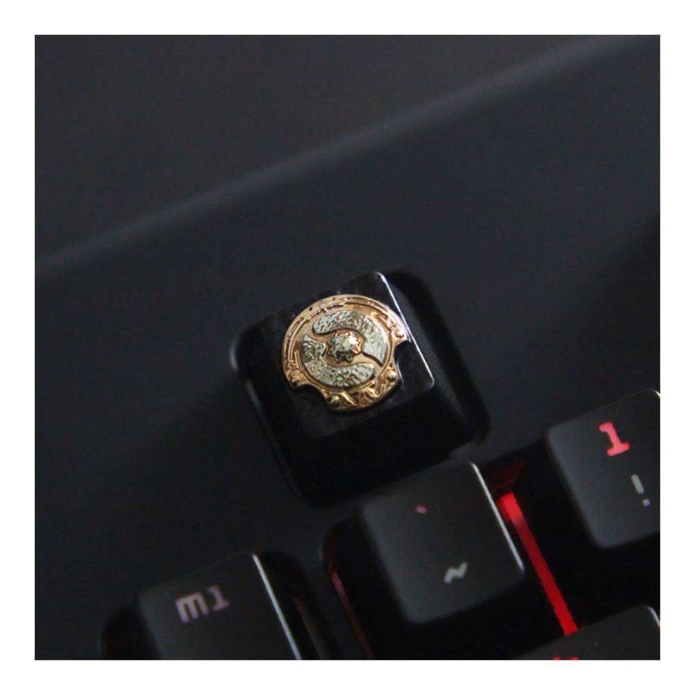 Keyboard keycaps 1pc Zinc-Plated Aluminum Alloy ZNAL903 Key Cap for DOTA2 Aegis of The Immortal Mech