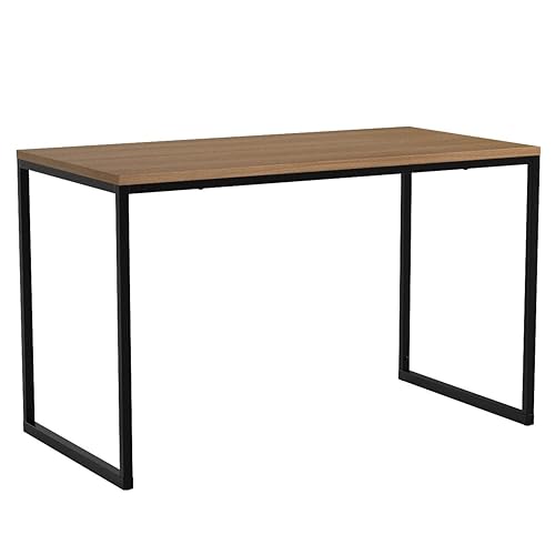 Zinus Jennifer Desk Table 119x61x73 cm - Metal and Wood Office Desk - Multipurpose table - Brown and Black