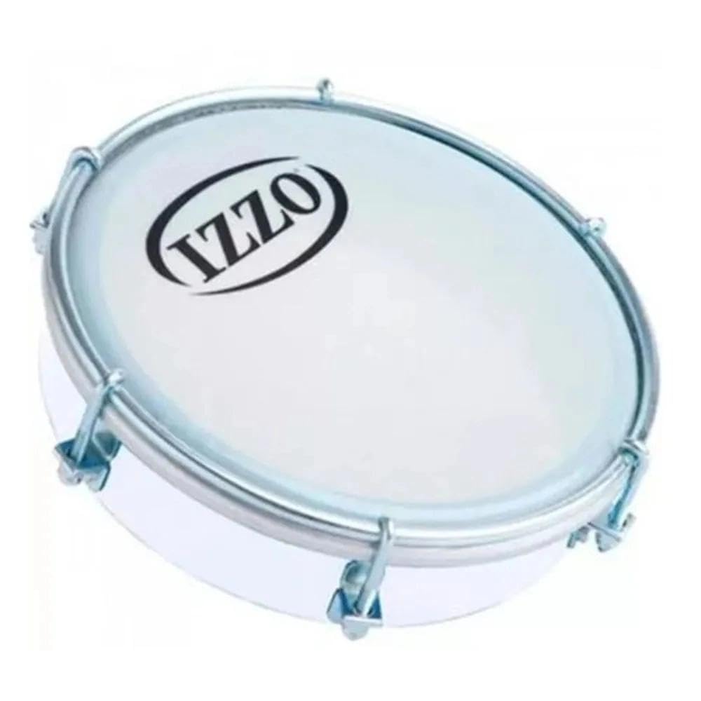 Izzo 6552 6-Inch ABS Tamborim - White