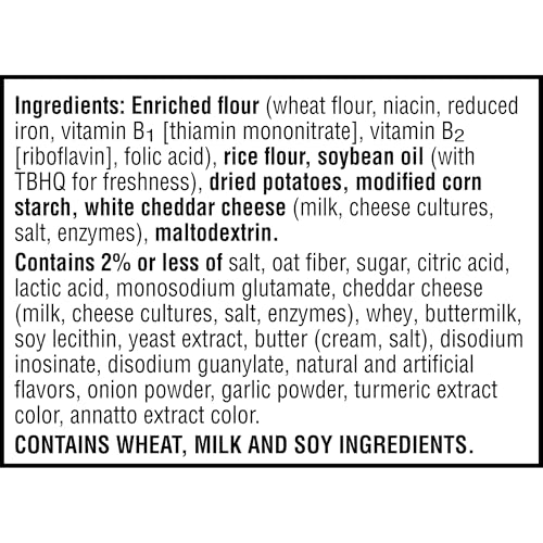 CHEEZ-IT SNAP’D CHEESE CRACKER CHIPS, THIN CRISPS, EXTRA CRUNCHY, SHARP WHITE CHEDDAR, 7.5OZ BAG (1 BAG)