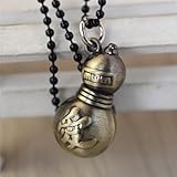 Hot Anime Naruto Gaara Gourd Necklace Naruto Love Word Necklace (#2)