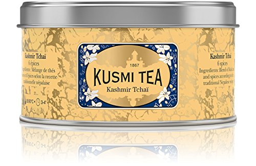 Kusmi Tea – Kashmir Tchaï – Schwarztee & Asiatische Gewürze – Metalldose mit 100 g