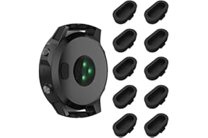 10 Pieces Charger Port Protector for Fenix 7/7S/7X 5/5S/5X Plus/6S 6 6X, Silicone Dust Plug Anti-dust Plugs Compatible for Ga