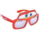 Sun-Staches Lightning McQueen Sunglasses | Official Disney Cars Costume Accessory | UV400 | One Size Fits Most
