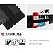 RED SHIELD Auto Trunk Organizer for Car, SUV, or Minivan – 22.4 x 7.08 inches [Black/2PK]