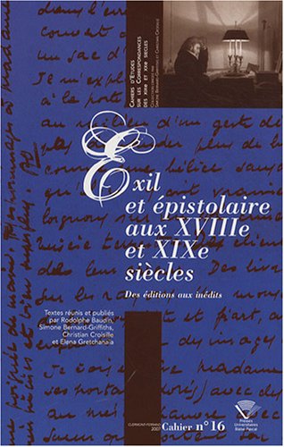 Exil et épistolaire aux XVIIIe et XIXe siècles