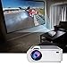 Video Projector,Full HD LED 3600 Lux Mini Partable Projector 2019 New,1080p and 300” Display 50000 Hours Projector for Home Movie,Compatible with TV Stick, PS4, HDMI, VGA, TF, AV and USBthumb 1