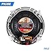 2-Way In-Wall In-Ceiling Speaker System – Dual 6.5 Inch 250W Pair of Hi-Fi Ceiling Wall Flush Mount Speakers w/ 1″ Silk Dome Tweeter, Adjustable Treble Control – For Home Theater Entertainment – Pyle PIC6Ethumb 1