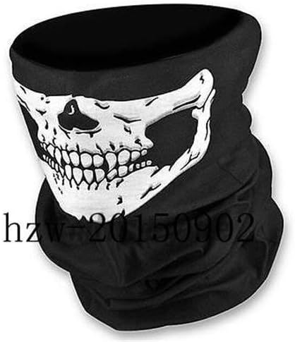 JUNGSON--New Skeleton Ghost Skull Face Mask Biker Balaclava Costume Halloween Cosplay COD