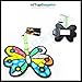 Romero Britto Butterfly Large Luggage Tag