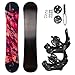 STAUBER Summit Snowboard & Binding Package Sizes 128, 133, 138, 143, 148,153,158, 161- Best All Terrain, Twin Directional, Hybrid Profile - Adjustable Bindings - Designed for All Levels