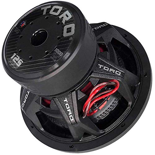 TORO TECH FIERCE 12S, 12 Inch 1000 Watts RMS 2000 Watts MAX Dual