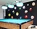 15 Billiard Balls Wall Decal Stickers Printed Graphic Game Room Decor Vinyl Wall Art. (Range from 8in x 8in to 11in x 11in in Size) #OS_MB130A. Easy to Apply & Removable.