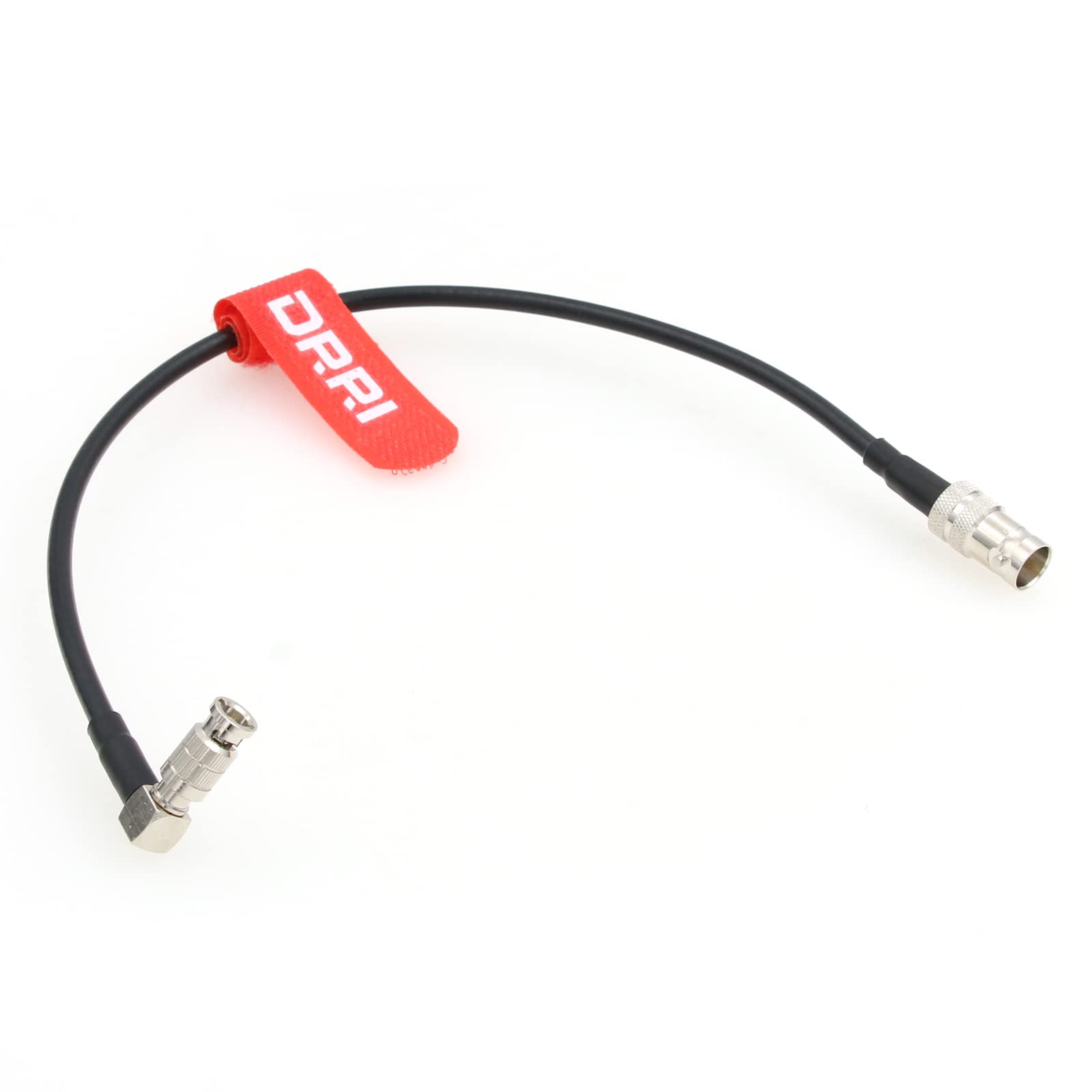 DRRI HIGH Density BNC Female to Micro-BNC Right Angle Coaxial Cable for DekTec Device| Blackmagic Video Assist 12G 5”