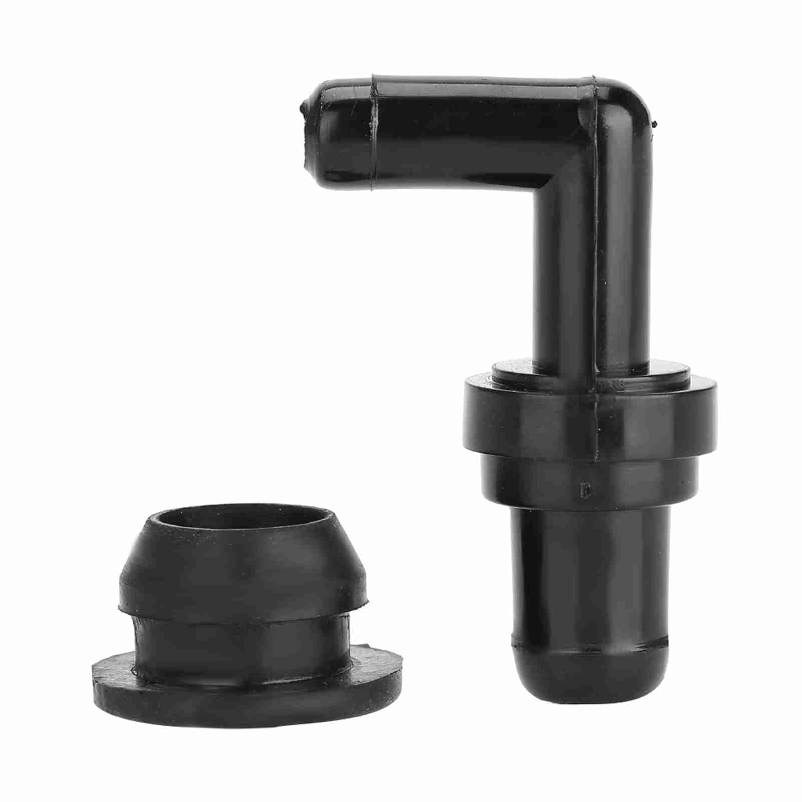 90 Degree PCV Valve Kit Compatible with 17130PK1003 17130-PM6-003 Direct Replacement Engine Crankcase Pressure Regulator