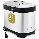 KITCHENARM 29-in-1 SMART Bread Machine with Gluten Free Setting 2LB 1.5LB 1LB Bread Maker Machine with Homemade Cycle - Stain
