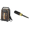 Klein Tools 55604 Rolling Tool Backpack, Tool Bag with 28 Pockets, Heavy Duty Retractable Handle & 32500HD Multi-Bit Screwdriver/Nut Driver, Impact Rated 11-in-1 Tool with Phillips