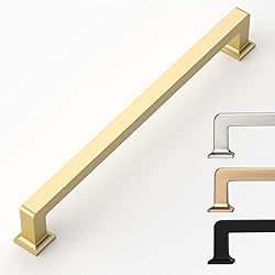 9BUILD 10 Pack 8.8 Inch Cabinet Handles Gold