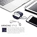 Domatti Protective Silicone Skin Cover Case for Apple Airpods Charging Dock Box – Soft Slim Fit Shockproof Non-Slip Grip Wrap with Keychain Tether Leash for Wireless Bluetooth Earphones (Navy Blue)