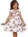 Bonny Billy Big Girl's Cap Sleeve Printed Woven Cotton Swing Skirt Dress