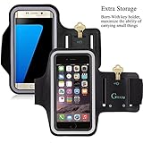 iPhone 6 plus Armband,samsung salaxy s7 edge armband,Iphone 6s plus Armband, Note 5 Armband,Galaxy S6 Edge plus Armband by Gpixiu®,feartured with Sport Scratch-resistant Material,slim Light Weight,dual Arm-size Slots,sweat Resistant&key Pocket,with Headphone Ports