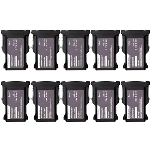 10 Pack 3.6V 6600mAh Li-ion MC93 MC9300 Bar Code Scanner Battery Compatible with MC930 MC930B MC930P MC93N0-G BT-000370 BT-000371 BTRY-MC93-FRZ-01 BTRY-MC93-STN-01