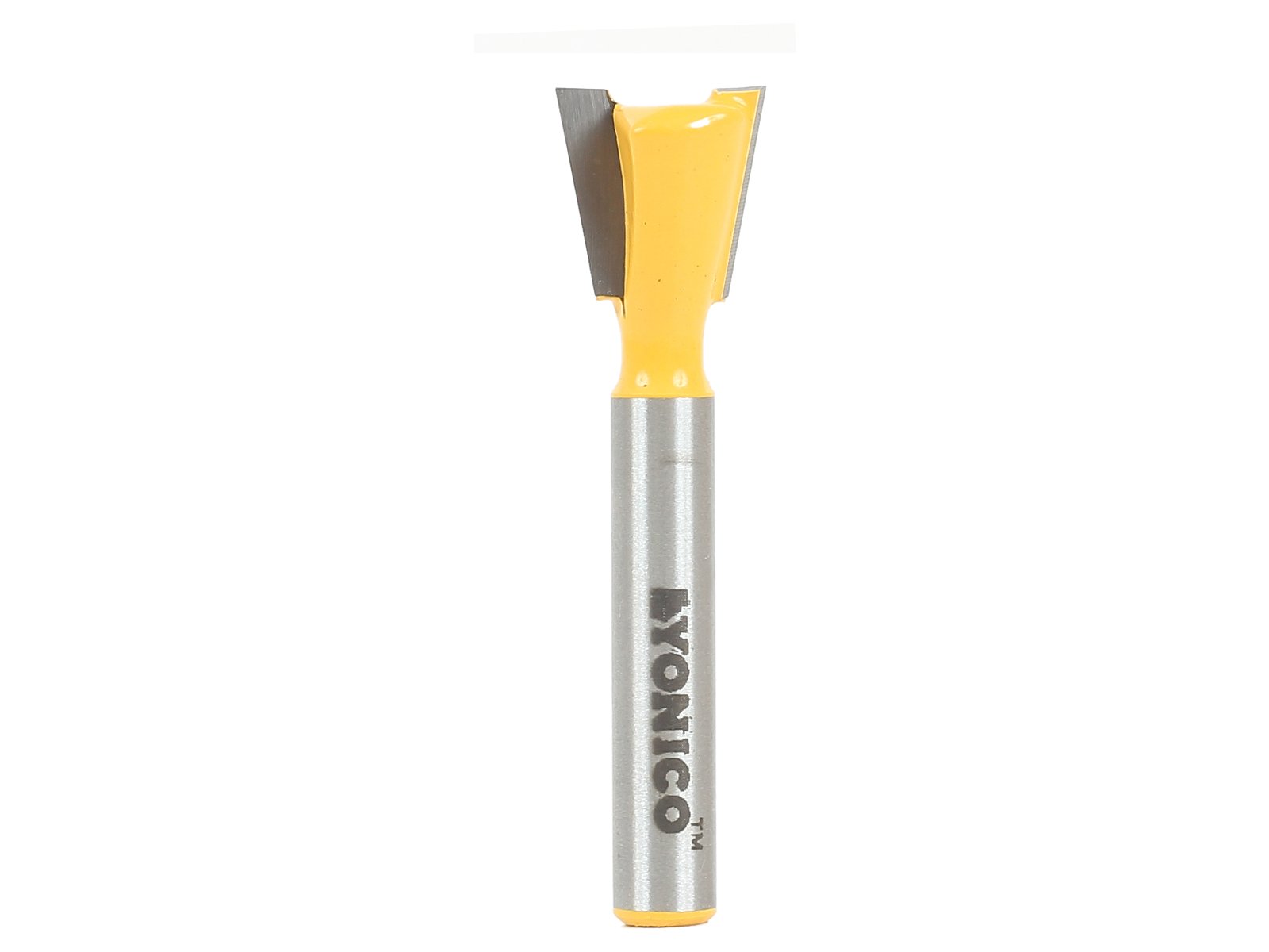Yonico 14111q - Dovetail Router Bit, Dovetail: 10 Deg., Cutting Diameter: 1/2" - 1/4" Shank