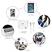 60W Magsafe Power Adapter for Macbook,CrazyFire Replacement Magsafe 2 Adapter AC Charger for MacBook Pro,Dual T-Tip and L-Tip Plug Design with 2 USB Port for Macbook 13