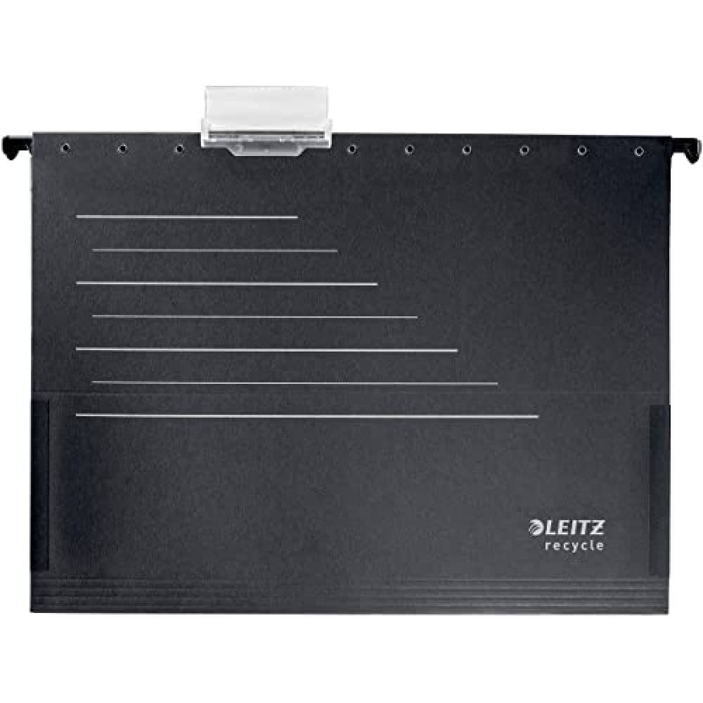 Leitz Alpha Card Suspension Pocket, A4, Eco Friendly, Premium Quality, Recycle Range, 19220095, Black/Grey