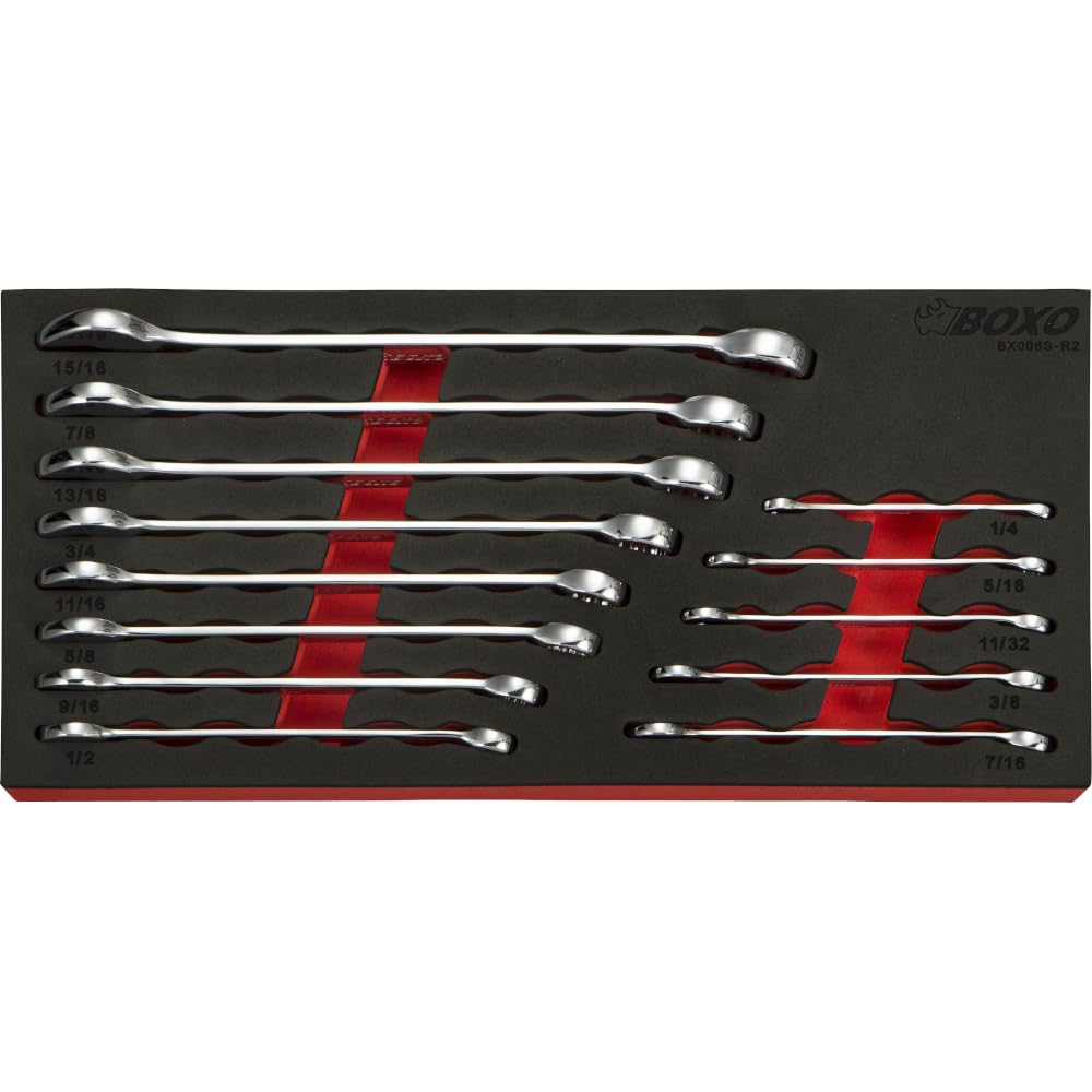 BOXO 13Pc Imperial Combi Spanner Set