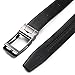 BULLIANT Men Belt, Leather Ratchet Belt Black for Men with Exact-Fit CLICK Buckle in Gift Box, Big&Tall