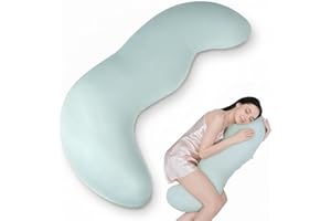 AISLEEP Oreiller de corps pour adultes, oreiller de corps pour dormeurs sur le côté, oreiller long de lit, oreiller ferme en 