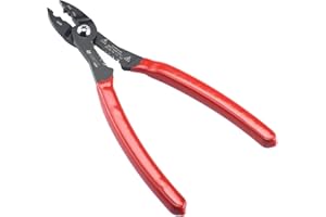 NEIKO 02037A Compact Wire Stripper | 4-in-1 Multi Purpose Electricians Pliers | Wire Crimper, Cutter and Gripper | 12-20 AWG Wire Service Tool | Crimps Insulated & Non-Insulated | Electrical Stripping