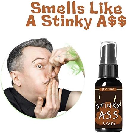 Likense Novelty Stinky Prank Fart Liquid Animal Rancid Smell Toxic Stink Bomb Prank Joke Spray Nasty Smelling Spray Funny Toy Halloween April Fools Day Props Gags Practical Jokes 30ml / 1oz