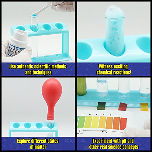 WILD! Science Test Tube Chemistry Lab 50+ Fun Experiments and Reactions Science Kits for